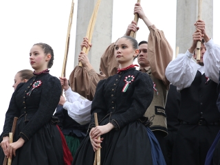 Március 15. - Ünnepség a '48-as emlékműnél - fotó: Sándor Judit