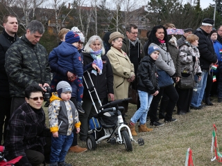 Március 15. - Ünnepség a '48-as emlékműnél - fotó: Sándor Judit