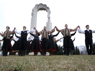 Március 15. - Ünnepség a '48-as emlékműnél - fotó: Sándor Judit