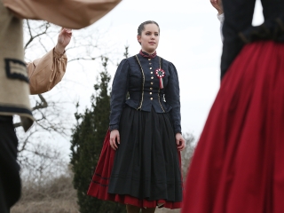 Március 15. - Ünnepség a '48-as emlékműnél - fotó: Sándor Judit