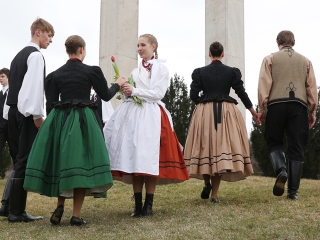 Március 15. - Ünnepség a '48-as emlékműnél - fotó: Sándor Judit