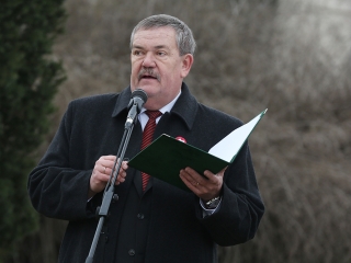 Március 15. - Ünnepség a '48-as emlékműnél - fotó: Sándor Judit