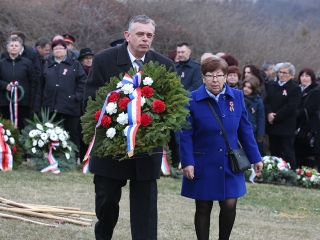 Március 15. - Ünnepség a '48-as emlékműnél - fotó: Sándor Judit