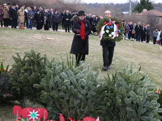 Március 15. - Ünnepség a '48-as emlékműnél - fotó: Sándor Judit
