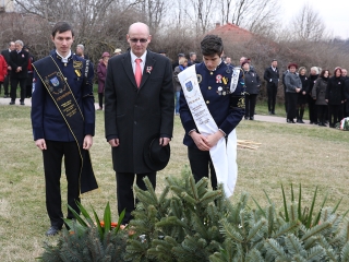 Március 15. - Ünnepség a '48-as emlékműnél - fotó: Sándor Judit