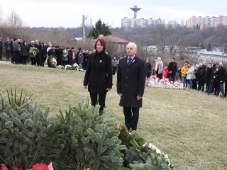 Március 15. - Ünnepség a '48-as emlékműnél - fotó: Sándor Judit