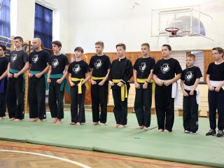 Kungfu bemutató az egyetemen - fotó: Sándor Judit