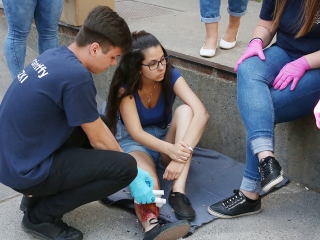 Elsősegélynyújtó verseny - fotó: Sándor Judit