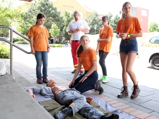 Elsősegélynyújtó verseny - fotó: Sándor Judit