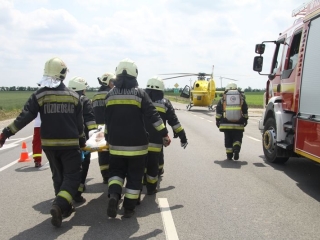 Buszbaleset Börgöndpusztánál - fotó: 