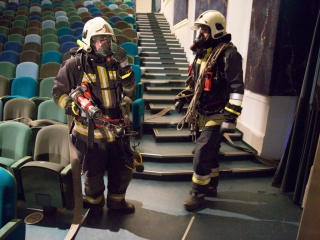 Kiürítési gyakorlat - fotó: Ónodi Zoltán