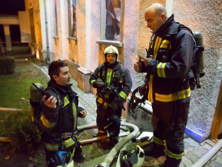 Kiürítési gyakorlat - fotó: Ónodi Zoltán