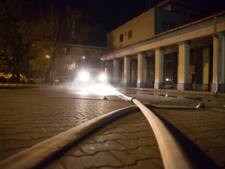 Kiürítési gyakorlat - fotó: Ónodi Zoltán