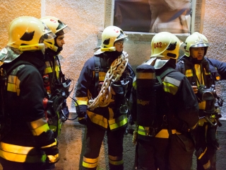 Kiürítési gyakorlat - fotó: Ónodi Zoltán