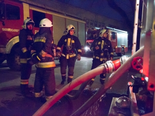 Kiürítési gyakorlat - fotó: Ónodi Zoltán