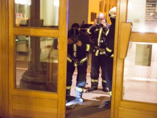 Kiürítési gyakorlat - fotó: Ónodi Zoltán