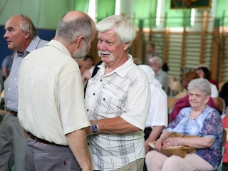 Ötven éves osztálytalálkozó - fotó: Sándor Judit