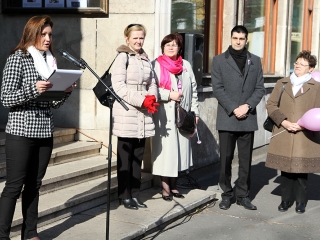 Séta a mellrák ellen-15.03.07. - fotó: Sándor Judit