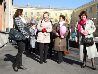 Séta a mellrák ellen-15.03.07. - fotó: Sándor Judit