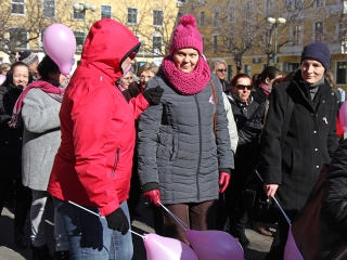 Séta a mellrák ellen-15.03.07. - fotó: Sándor Judit