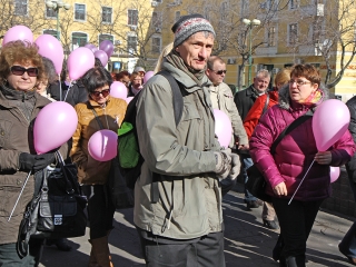 Séta a mellrák ellen-15.03.07. - fotó: Sándor Judit