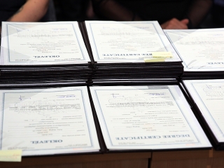 Diplomaosztó az egyetemen (2018)* - fotó: Sándor Judit