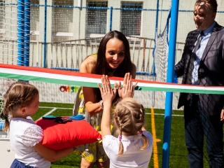 Ovi-Foci pályaátadó az Eszterláncban - fotó: Ónodi Zoltán