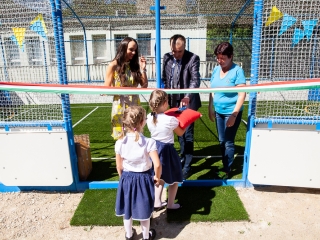 Ovi-Foci pályaátadó az Eszterláncban - fotó: Ónodi Zoltán