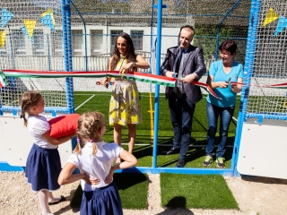 Ovi-Foci pályaátadó az Eszterláncban - fotó: Ónodi Zoltán