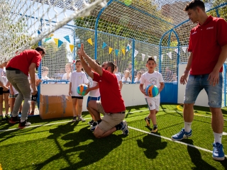 Ovi-Foci pályaátadó az Eszterláncban - fotó: Ónodi Zoltán