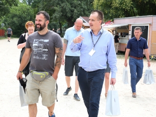 Rockmaraton 2018 - Polgármesteri helyszínbejárás - fotó: Sándor Judit