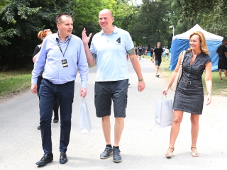 Rockmaraton 2018 - Polgármesteri helyszínbejárás - fotó: Sándor Judit