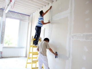 Az egykori zöld SZTK felújítása - fotó: Sándor Judit