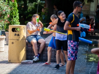 Vízipisztolyosok csatája - fotó: Ónodi Zoltán