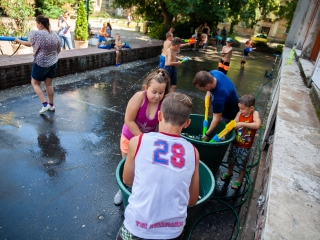 Vízipisztolyosok csatája - fotó: Ónodi Zoltán