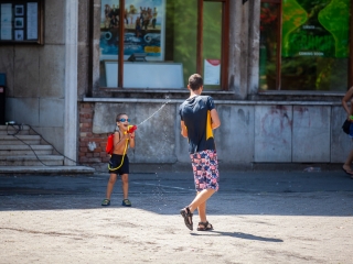 Vízipisztolyosok csatája - fotó: Ónodi Zoltán