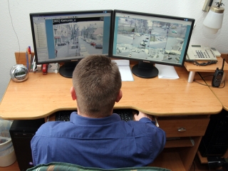 Polgármesteri látogatás a rendőrségen - fotó: Sándor Judit