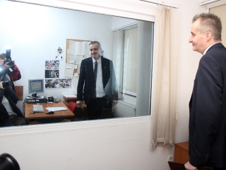 Polgármesteri látogatás a rendőrségen - fotó: Sándor Judit