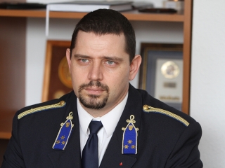 Polgármesteri látogatás a rendőrségen - fotó: Sándor Judit