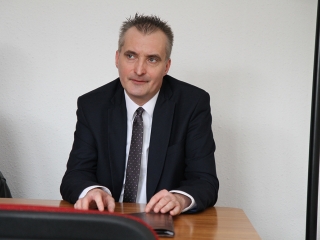 Polgármesteri látogatás a rendőrségen - fotó: Sándor Judit