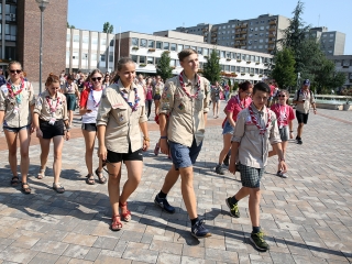 Cserkészek számháborúja - fotó: Sándor Judit