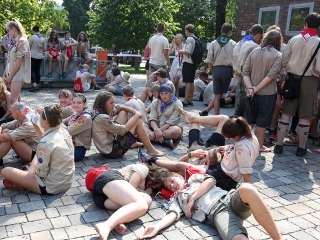 Cserkészek számháborúja - fotó: Sándor Judit