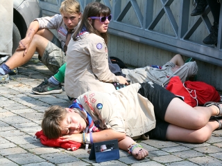 Cserkészek számháborúja - fotó: Sándor Judit