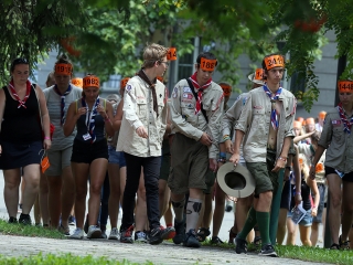 Cserkészek számháborúja - fotó: Sándor Judit