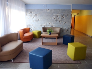 A Lorántffy iskola felújított kollégiuma - fotó: Sándor Judit