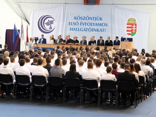 Tanévnyitó az egyetemen (2018) - fotó: Sándor Judit