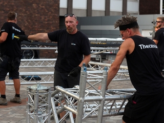 Rádió 1 Roadshow színpadállítás - fotó: Sándor Judit