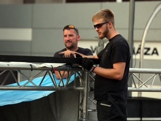 Rádió 1 Roadshow színpadállítás - fotó: Sándor Judit