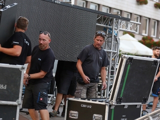 Rádió 1 Roadshow színpadállítás - fotó: Sándor Judit