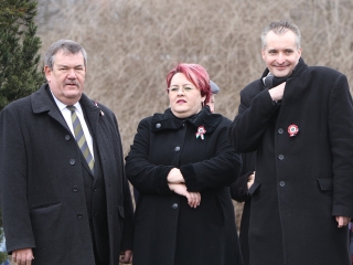 Megemlékezés Dunaújvárosban - fotó: Sándor Judit